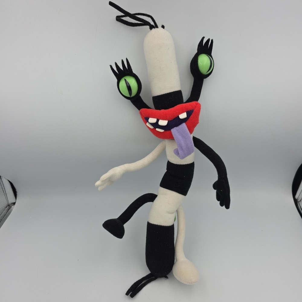 Vintage 90s Aaahh Real Monsters Oblina Plush Happiness Express Club Brand